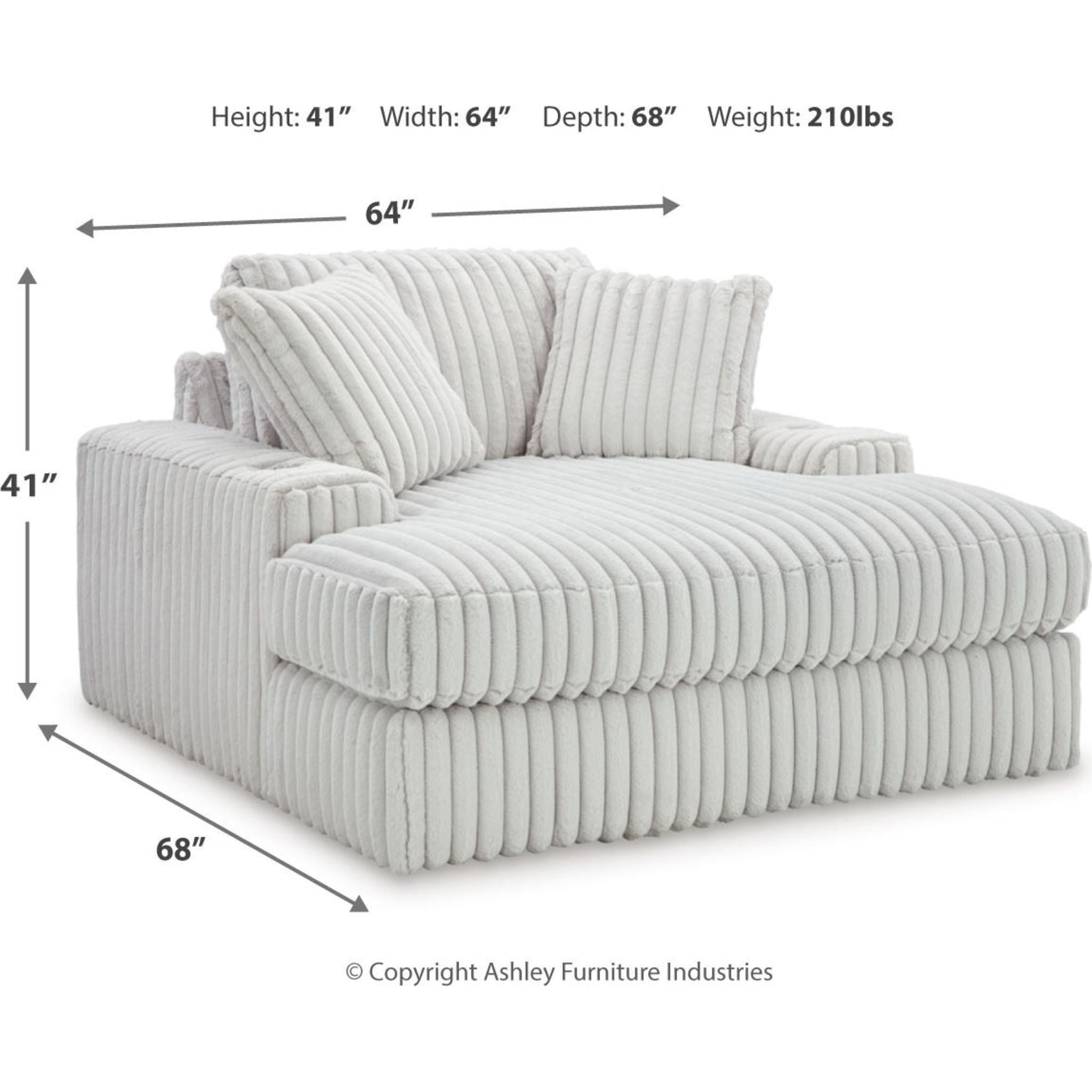 Stupendous Chaise - Alloy