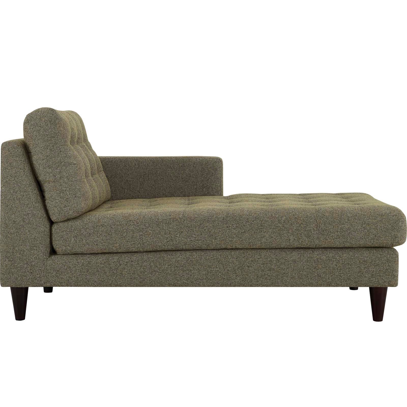 Empress Right-Arm Upholstered Fabric Chaise