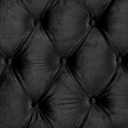 STEFANIA E.King & Queen Bed, Black & Gray