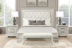 Stella Mia Bed White & White