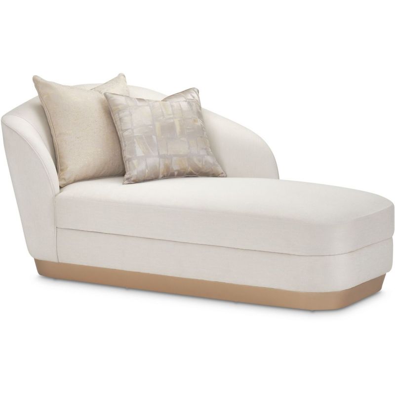 AICO La Rachelle Chaise ICICLE in Medium Champagne