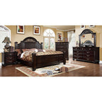 Syracuse Bed Cherry & Grey
