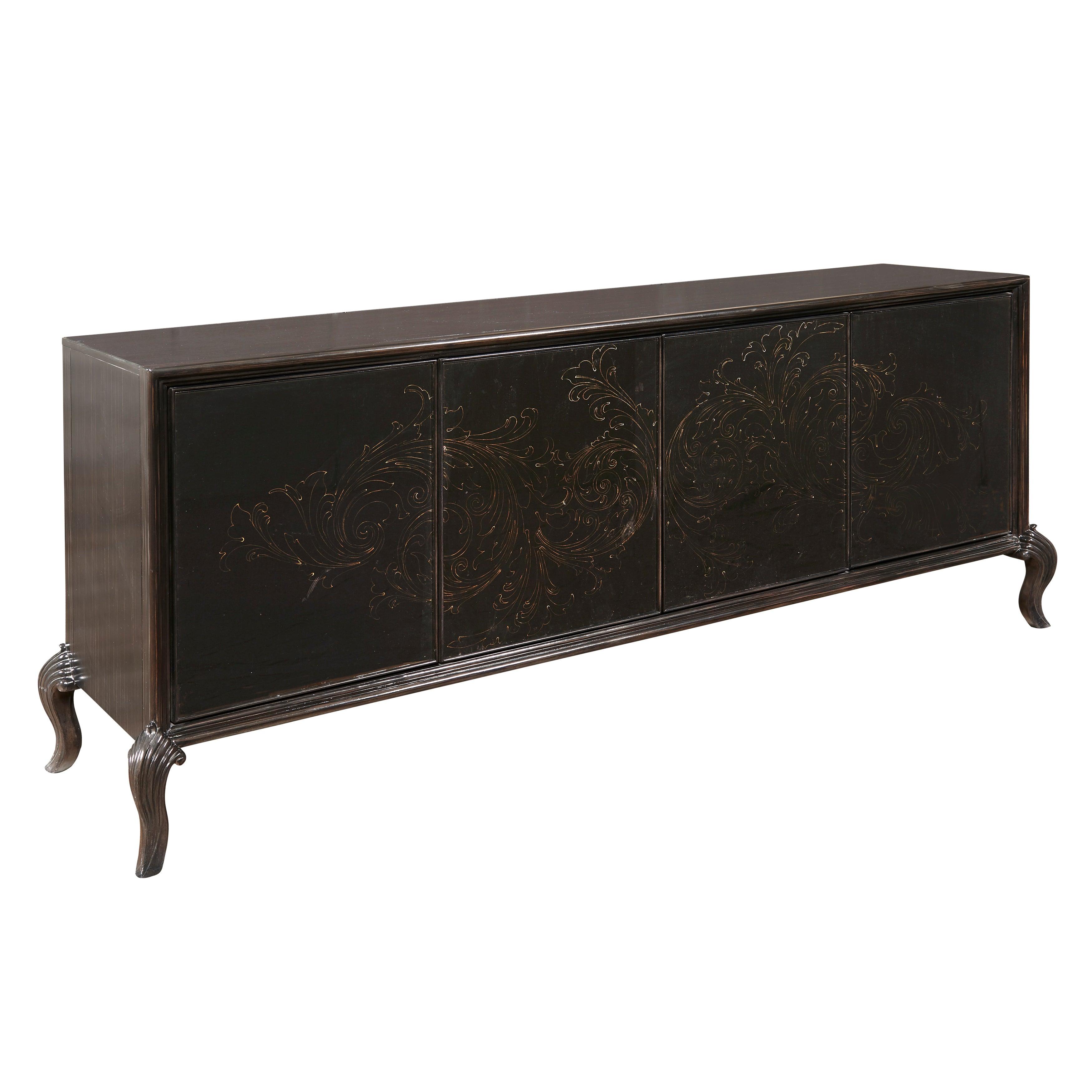 4 Door Media Credenza