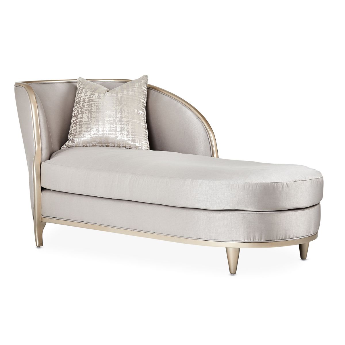 AICO Malibu Crest Chaise in Chardonnay