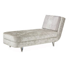 AICO Lanna Armless Chaise in Storm Silver Mist